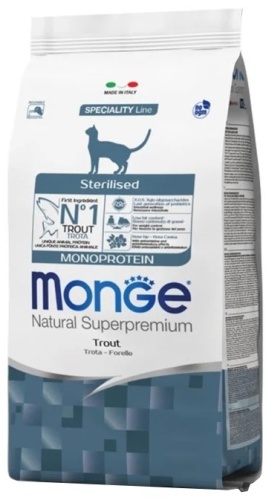 Monge Sterilised для стерилизованных форель 1.5 кг