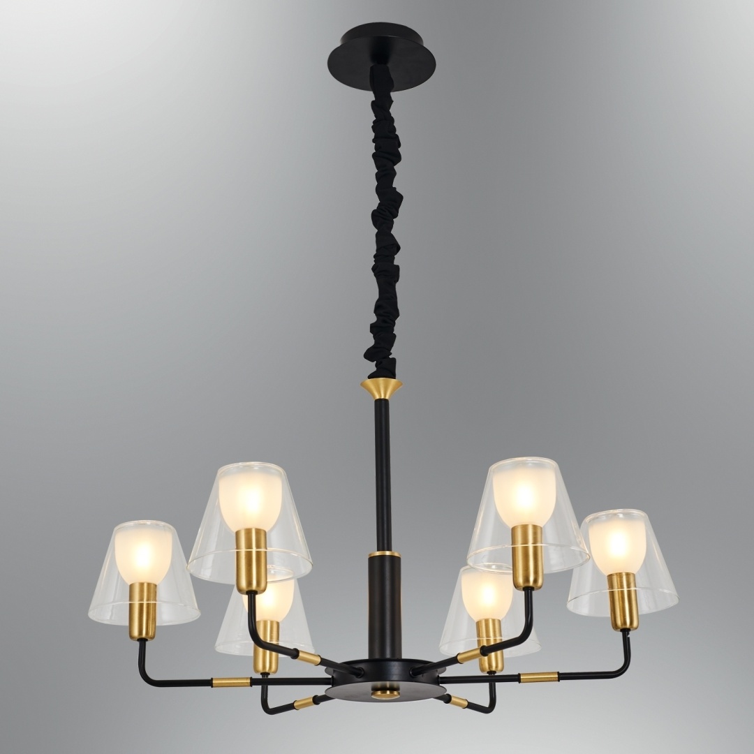 Люстра подвесная Bussy Lighting Е14, кол-во ламп: 6 шт