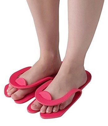 Afrodita Тапочки для педикюра 12 шт красный