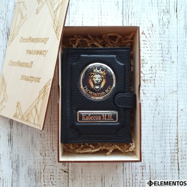 Портмоне ELEMENTOS натуральная кожа черный