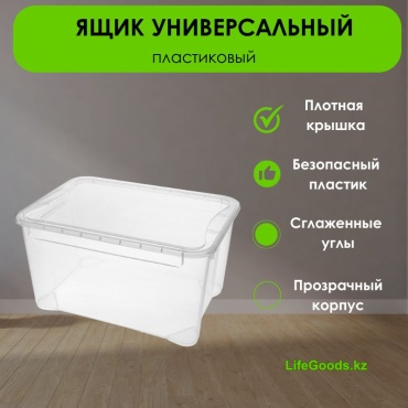 LifeGoods.kz ящик универсальный 55.5x39x29 см, пластик