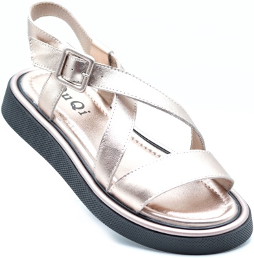 Сандалии QuQi Shoes золотистый