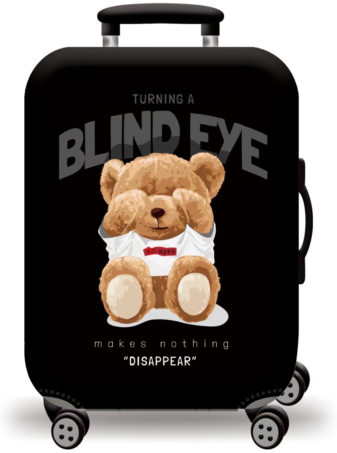 LUGGAGE COVER средний (до 80 л) черный