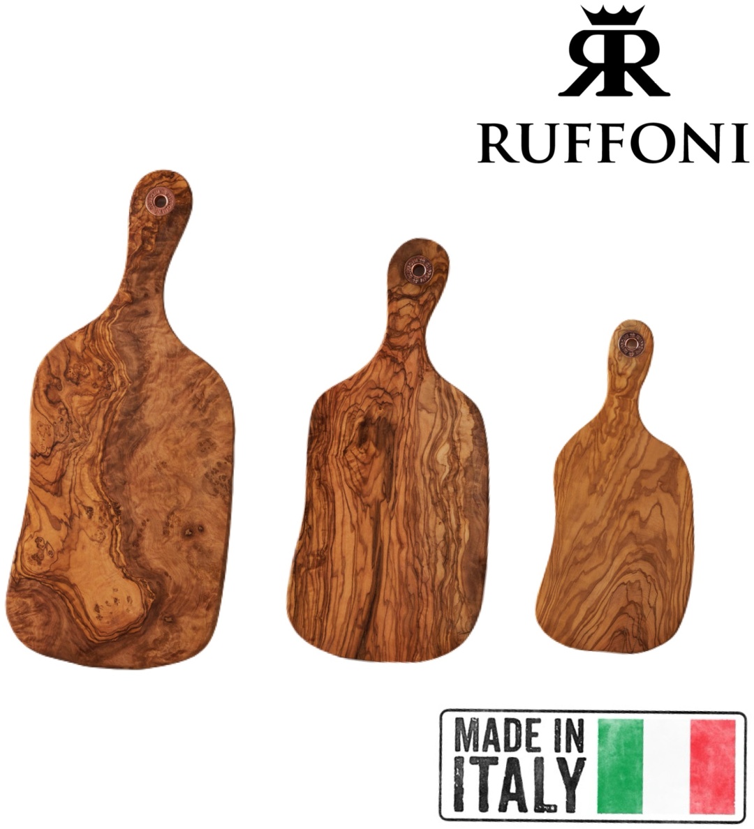 RUFFONI набор разделочных досок Handcrafted Olivewood 3 шт, дерево