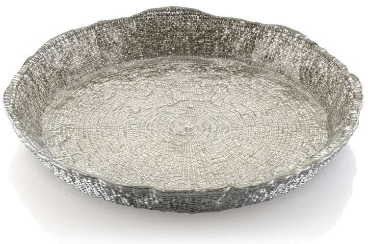 Фруктовница IVV Diamante 1 шт, стекло, 32х32 см