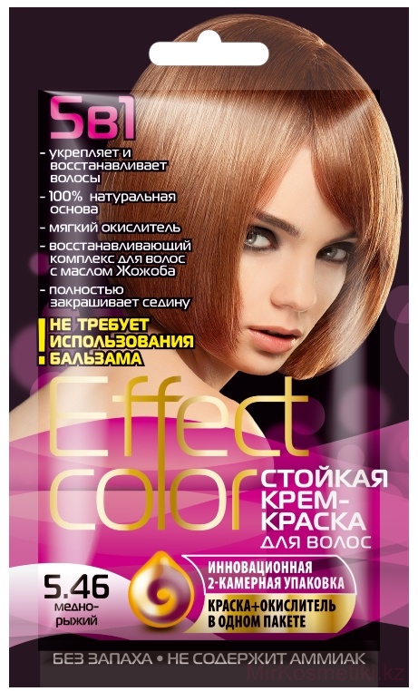 Effect Color 5 в 1 5.46 медно-рыжий крем-краска 50 мл