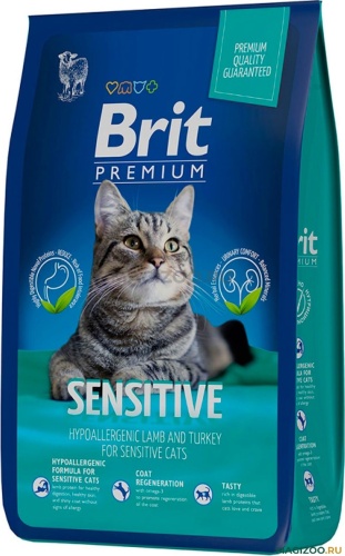 Brit sensitive ягненок, индейка 2 кг