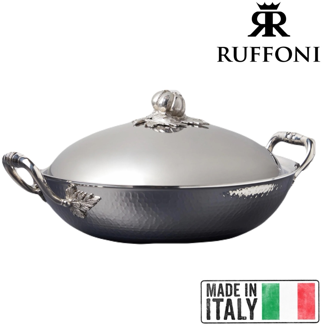 Вок RUFFONI Italy Opus Prima Hammered 3-Ply Steel 30 см , сталь