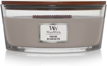 Ароматическая свеча WoodWick Домашний очаг 76106E 8 см, 1 шт