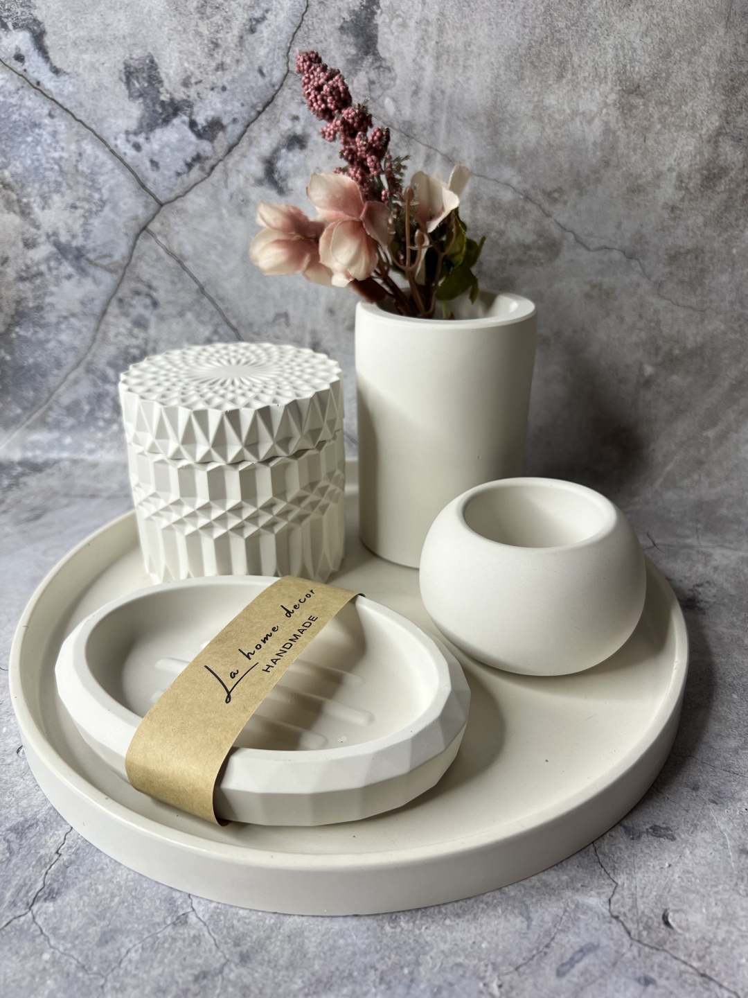 La home decor набор аксессуаров 599919 белый
