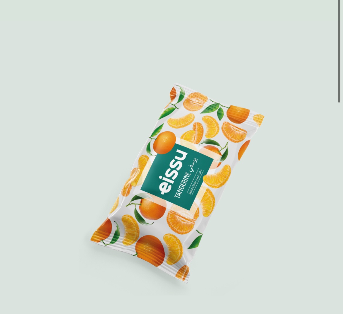 Кусковое мыло туалетное Eissu Tangerine 100 г