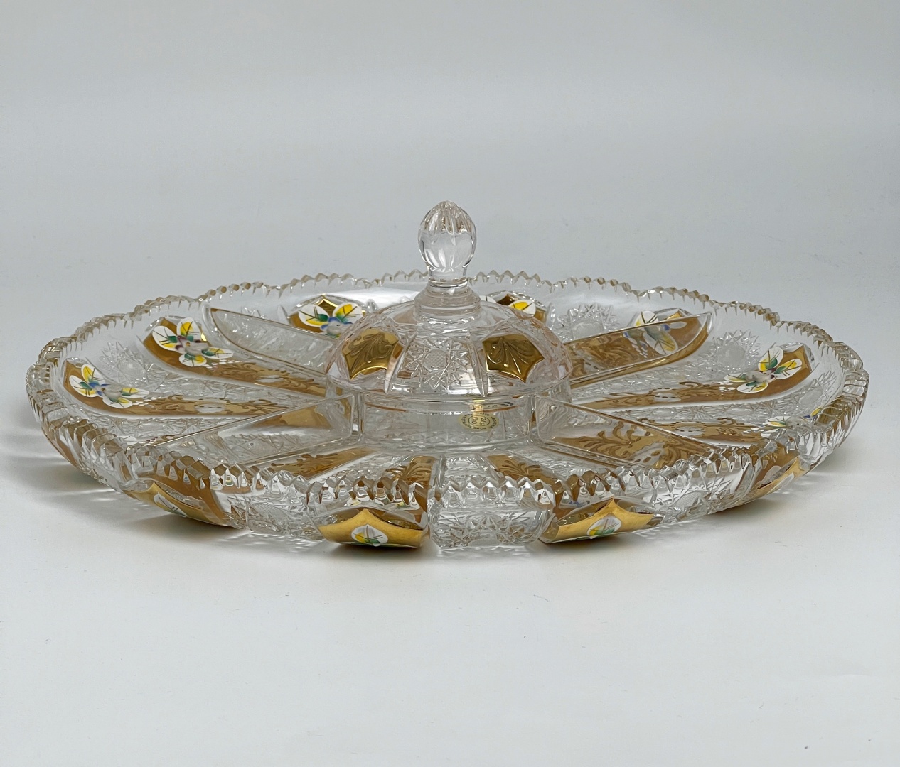 Gold Crystal менажница 98026/V/57112/305 круглая 1 шт