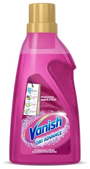 Пятновыводитель Vanish Oxi Advance гель для тканей 750 мл