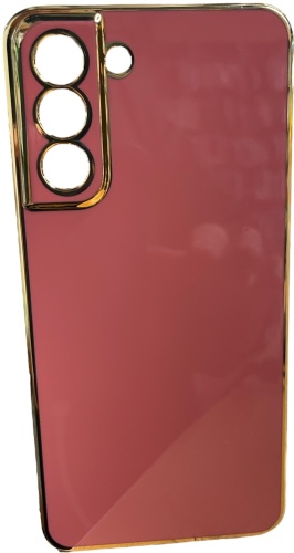 Чехол для Samsung Galaxy S21 FE розово-золотой