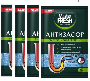 Порошок Master Fresh Антизасор 4x70 г