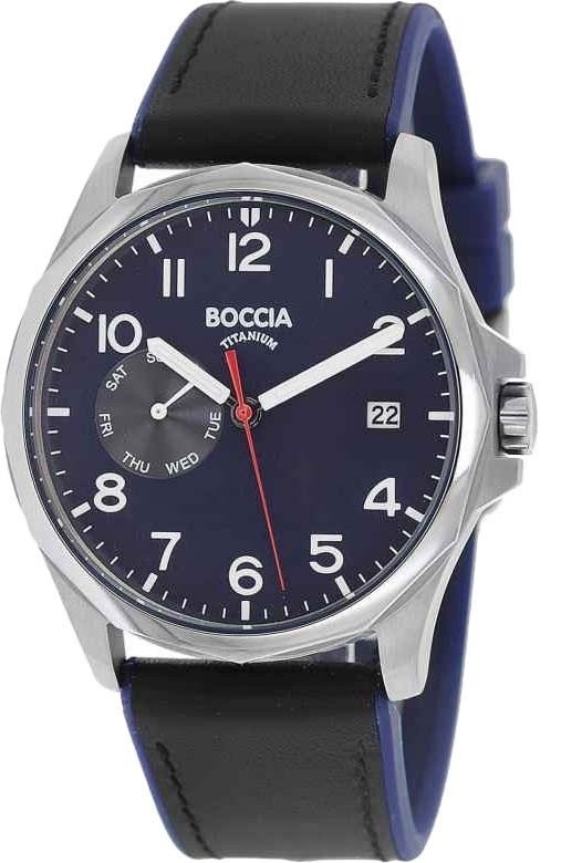Кварцевые Boccia Titanium 3644-02C титан