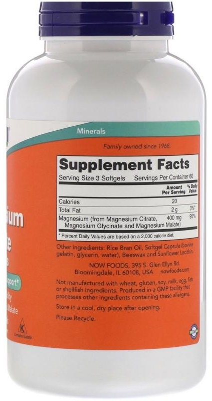 Купить NOW БАД Magnesium Citrate 180 капсул в кредит в Алматы – Kaspi ...