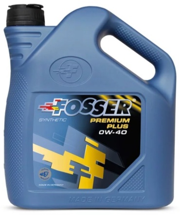 Синтетическое Fosser Premium Plus 0W-40 4 л