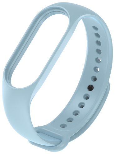 Ремешок MindStore для Xiaomi Mi Band 5, Mi Band 6 светло-голубой