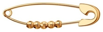 Булавка Diamant 51-140-00979-1 вес 0.92 г золото, без вставок
