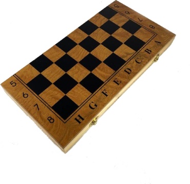 Нарды и шашки 3 в 1, шахматы Chess дерево 40x40 см