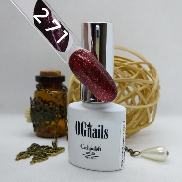 OG Nails гель-лак White collection 271 глянцевое 8 мл