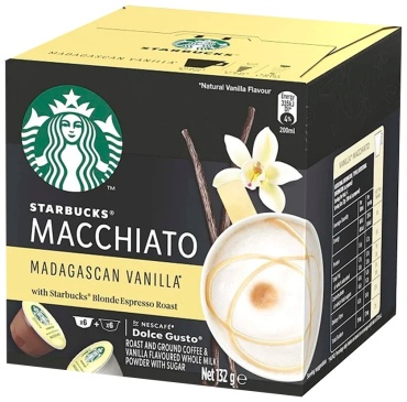 Капсулы кофе Starbucks Vanilla Macchiato 12 шт