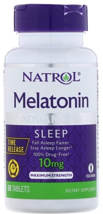 Купить Natrol Melatonin Advanced Sleep 10 mg Time Release (60 капсул) в ...