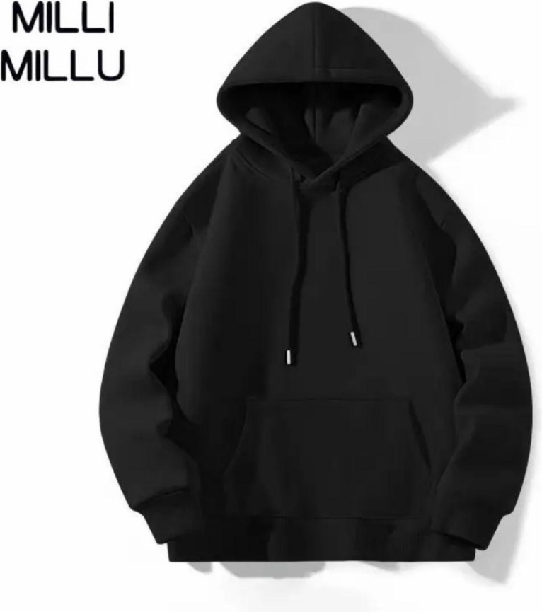 Толстовка Milli Millu Без принта черный