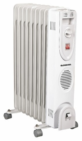Масляный радиатор ALMACOM C45-9 белый