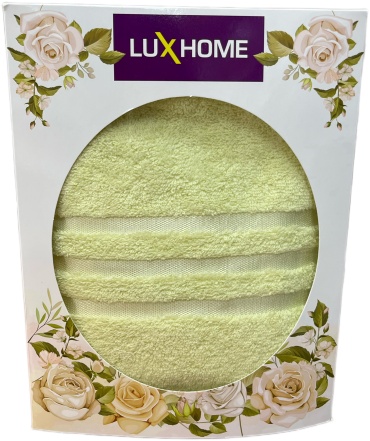 Полотенце LUX HOME 140x70 см, хлопок, 1 шт,