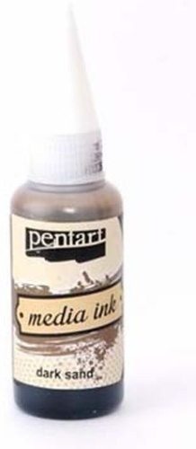 Pentart Алкогольные чернила Media Ink Dark sand 20 мл