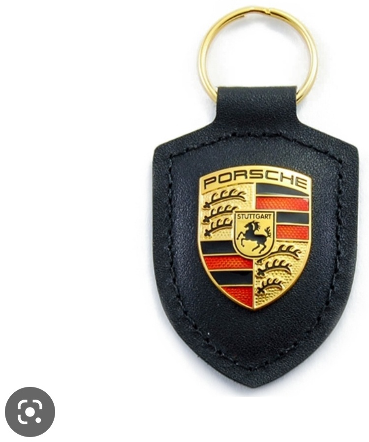 Брелок Porsche натуральная кожа 1 шт