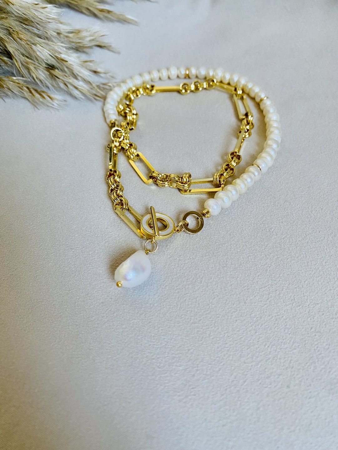 Xuping Jewelry длина 45 см латунь, жемчуг