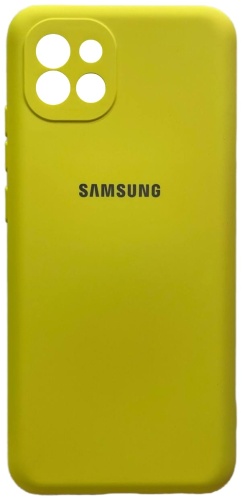 Чехол S&M для Samsung Galaxy A03 желтый