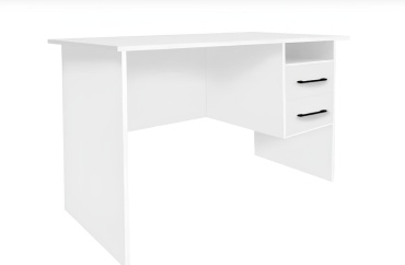 Стол письменный Кул-107, 120х60x75.5 см, белый