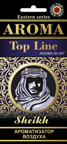 Aroma Top Line ароматизатор картонный 007 Sheikh