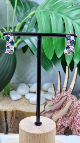 Серьги KOREAN SILVER медь, цирконий