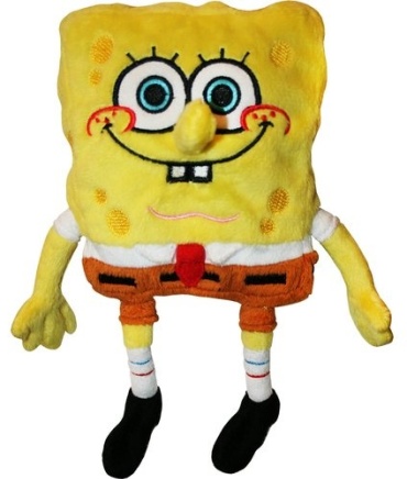 Мягкая игрушка BABY TOY Спанч боб, 25 см