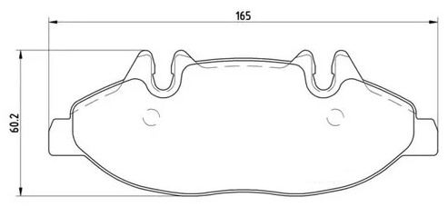 Колодки Brembo передние P50050 1 шт