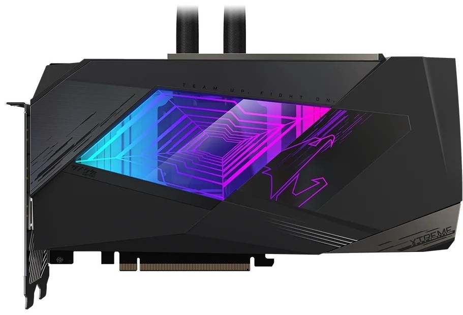 Видеокарта GIGABYTE AORUS GeForce RTX 3080 Xtreme WaterForce GV-N3080AORUSX W-12GD 12 ГБ