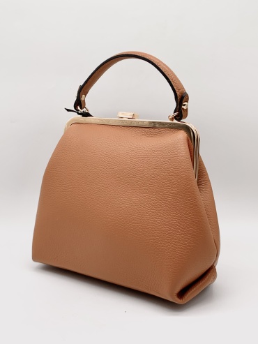 Мини-сумка Genuine Leather натуральная кожа коричневый