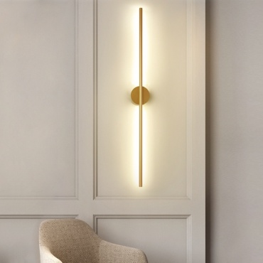Бра настенный, накладной Candella LED, золотистый