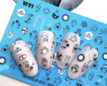 Fashion Nails слайдеры White 81