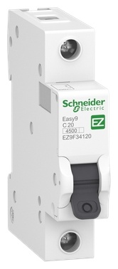 Schneider Electric автоматический выключатель 1P 20 A, 4.5 кА, 220 В
