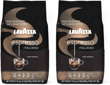 Кофе Lavazza Espresso зерновой 2 пачки по 1000 г