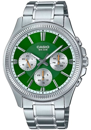 Кварцевые CASIO MTP-1375D-3AUDF нержавеющая сталь