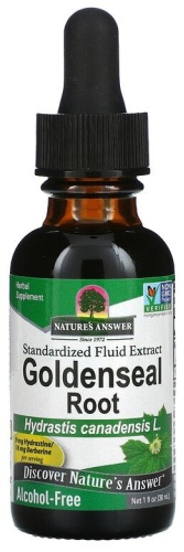 Goldenseal Root, Standardized Fluid Extract, Alcohol-Free раствор 30 мл