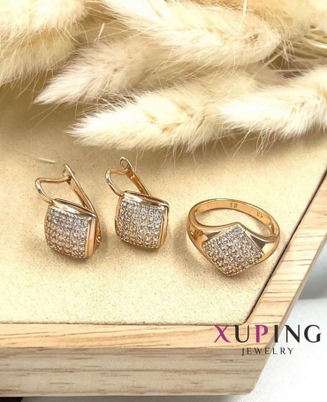 Xuping Jewelry медицинская сталь, фианит