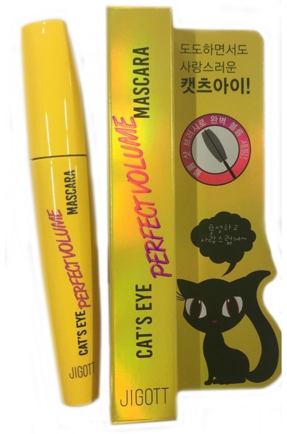 Perfect volume. Jigott тушь для ресниц Cats Eye. Jigott Cat's Eye perfect Volume Mascara. [Jigott] тушь для ресниц подкручивание Cat's Eye Power Curling Mascara, 12 гр. Тушь для объема ресниц Jigott Cat`s Eye perfect Volume Mascara.